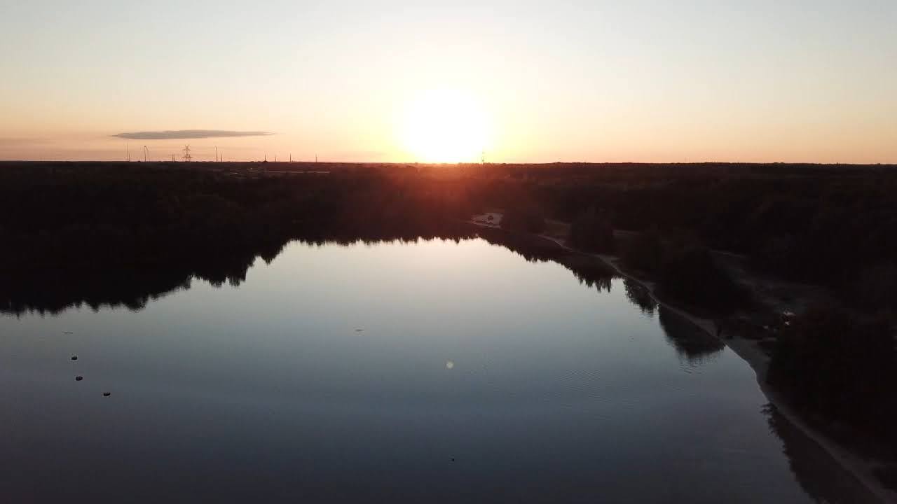Sonnenuntergang am Dankerner See